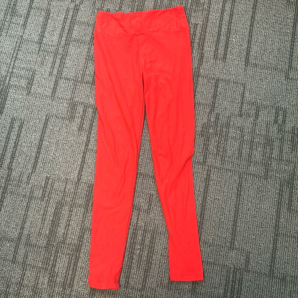 Lularoe red leggings